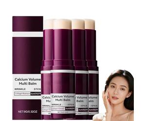Calcio volume-multi balsamo, balsamo di calcio, anti-invecchiamento e rinforzante della pelle coreana, crema idratante, idratante, rassodante per occhi, collo e viso. (4 pezzi)