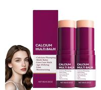 Calcio Volume Multi-Bbalsamo, Calcium Multi-Balsam, bastone idratante collagene coreano, crema rughe per donne, asta di collagene, adatto per occhi, viso e collo. (2 pezzi)