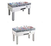 Calciobalilla Garlando MARACANA' WHITE - aste passanti con NOD