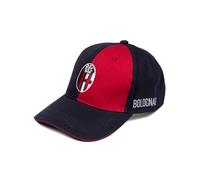 CALCIOGADGETS Cappello Bologna Ufficiale Rossoblu Cappellino Berretto con Visiera CAPBORB09