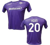 CALCIOGADGETS Maglia Kean Fiorentina Ufficiale 2024-25 Bambino Uomo Adulto Replica Autorizzata Viola Home Moise 20 MFIKEAHO24-25 (8 Anni)