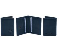 CALCIOGADGETS Portacarte Lazio Ufficiale Enzo Castellano in Vera Pelle | Portatessere RFID Anti-Frode per Carte di Credito, Tessere e Documenti Lazio Originale - Mod. PCARLA648