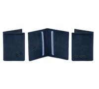 CALCIOGADGETS Portacarte Napoli Ufficiale Enzo Castellano in Vera Pelle | Portatessere RFID Anti-Frode per Carte di Credito, Tessere e Documenti Napoli Originale - Mod. PCARNA648