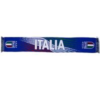 CALCIOGADGETS Sciarpa ITALIA UFFICIALE nazionale italiana azzurri modello Jacquard in Acrilico SCJITSF001