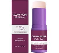 Calcium Volume Multi Balm Stick, balsamo di calcio antirughe, bastone per il collagene per il viso, le rughe e gli occhi, adatti per viso, occhi, collo. (1 pezzi)