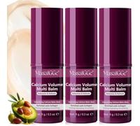 Calcium Volume Multi Balm, Stick Coreano Viso Antirughe, Balsamo Collagene Calcio Antirughe, Stick Calcio Coreano, Anti-Invecchiamento, Pelle soda, Nutriente e Idratante, Ridurre le Rughe, 27g/0.9Oz