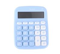 Calcolatore desktop pulsanti grandi bottoni a batteria Calcolatrice elettronica alimentata per l'ufficio in classe domestica Utilizzare elegante design pratico per uso utente (Cielo blu)