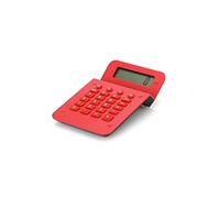 Calcolatrice a 8 Cifre Batteria da Tavolo Scuola Portatile Mini Piccola Bambini (ROSSO)