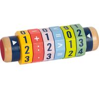 Calcolatrice a Rulli in Legno per Bambini