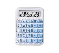 Calcolatrice Avizar TX-03706 12 cifre con voce design blu