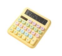 Calcolatrice Bambino,Contatore solare 12 cifre Colorato | Calcolatore estetico a bottone - per ufficio, scuola, classe, università, lavoro, affari, viaggi, all'aperto, negozio