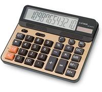 Calcolatrice, Calcolatrici Batteria Solare Doppia Potenza Grande Funzione Standard, Calcolatrici da Tavolo Display LCD 12 Cifre Calcolatrice Elettronica per Ufficio Finanza Scuola Studente