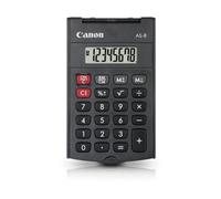 Calcolatrice Canon AS-8 8 cifre LCD Design ergonomico portatile