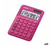 Calcolatrice Casio MS-20UC Fucsia 2,3 x 10,5 x 14,95 cm [10 Unità]
