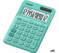 Calcolatrice Casio MS-20UC Verde 2,3 x 10,5 x 14,95 cm [10 Unità]