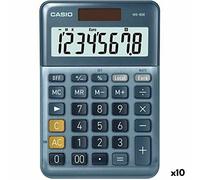 Calcolatrice Casio MS-80E Azzurro [10 Unità]