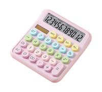 Calcolatrice da Tavolo Color Caramella per Ufficio e Scuola, Cancelleria per Studenti, Ideale per Calcoli e