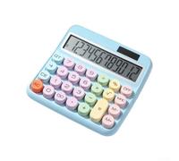 Calcolatrice da tavolo con ampio display con tasti passo-passo reattivi | Potere doppio solare e per il sostegno della batteria, macchina di aggiunta portatile dell'ABS per uso dell'insegnante dello