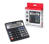 Calcolatrice da tavolo elettronica Erichkrause Dc-412 - Schermo LCD a 12 cifre - Doppia memoria - Funzioni di calcolo avanzate NEW
