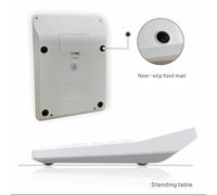 Calcolatrice desktop a 12 cifre LCD grande display grande pulsante Big bottoni a batteria solare Calcolatrice multifunzione per gli studenti della scuola di ufficio contabili
