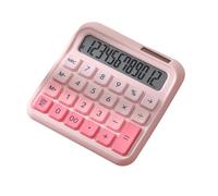 Calcolatrice desktop a 12 cifre LCD grande visualizzazione LCD grande tastiera meccanica Batteria solare a tastiera operata per gli studenti della scuola di ufficio Accountanti (Posa gradiente)