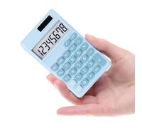 Calcolatrice Elettronica | Calcolatrice Da Scrivania Calcolatrici Da Scrivania con Pulsanti Grandi,Calcolatrice A Batteria Calcolatrice Finanziaria Di Base per Studenti,Calcolatrici Di Base