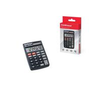 Calcolatrice elettronica Erichkrause a 8 cifre - Schermo LCD a 8 cifre - Funzioni di calcolo avanzate - Memoria - Batteria alca NEW