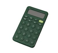 Calcolatrice elettronica, mini calcolatrice, compatta e leggera, opzione multi-colore, calcolatrice per ufficio, calcolatrice standard, per il calcolo della scuola dell'ufficio (verde scuro)