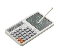 Calcolatrice Grafica con Blocco Note - Schermo per Studenti,Display Ampio Protezione Vista con Tavoletta per Appunti per Scuola Ufficio Famiglia
