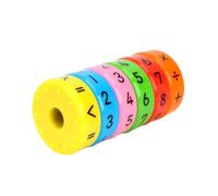 Calcolatrice Magnetica per Bambini, Set di 6 Pezzi Cilindro Matematico per Imparare Tabelline e Aritmetica, Gioco Educativo Montessori per Addizioni e Sottrazioni, Puzzle Numerico Portatile
