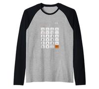 Calcolatrice Matematica, I Love Math Class novità Graphic Designs Maglia con Maniche Raglan