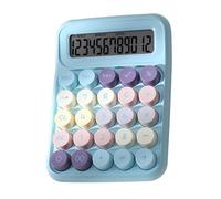 Calcolatrice meccanica, grande schermo LCD a 12 cifre, facile da premere grande pulsante, portatile per l'uso quotidiano per la scuola di ufficio