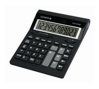 Calcolatrice Olympia LCD 612 SD 12 cifre Nero Da tavolo