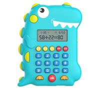 Calcolatrice per bambini, Giochi di matematica portatili per bambini dai 4 ai 6 anni, Calcolatrice per l'apprendimento educativo, giocattolo per esercitazioni matematiche precoci, Blu