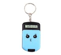 Calcolatrice piccola - Calcolatrice elettronica con portachiavi | Comodo design e portatile 2 in 1 per studenti, colore caramello, leggero e facile da trasportare, calc