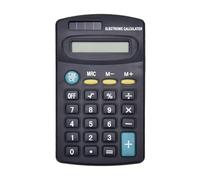Calcolatrice portatile con display LCD a 8 cifre, strumento di calcolo tascabile per studenti, ufficio, casa, scuola, conti finanziari