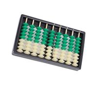 Calcolatrice portatile per abaco in ABS Calcolatrice di educazione matematica 9 cifre 9 perline Abaco strumento di insegnamento per studenti per bambini