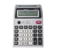 Calcolatrice professionale a doppio schermo, precisione a 12 cifre, durata in ABS, per riunioni di squadra e gestione del budget, calcolatrice ergonomica da tavolo S