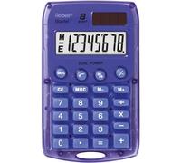 Calcolatrice Rebell Starlet VL 8 cifre 1 linea Batteria Solare Viola