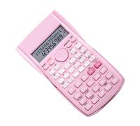 Calcolatrice Scientifica 12 Cifre 240 Funzioni Calcolatrice Multifunzione con Ampio Display e Coperchio Scorrevole per Studenti (Rosa)