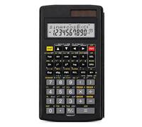 Calcolatrice scientifica con 238 funzioni, display a 2 linee, calcolatrice matematica avanzata con custodia protettiva rigida, doppia alimentazione solare e batteria, GCSE A Level School College