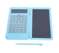 Calcolatrice Scientifica con Blocco Note, Ampio Schermo a 12 Cifre a 2 Righe, Calcolatrice Matematica con Tavoletta LCD da 6 e Stilo, Calcolatrice Pieghevole per Scuola, Ufficio