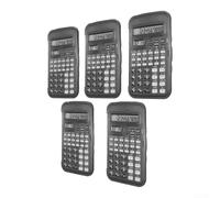 Calcolatrice scientifica con doppio display | 401 funzioni, copertura resistente alla polvere. Dual Power Solar per batteria per studenti. Ideale per gli esami di scuola