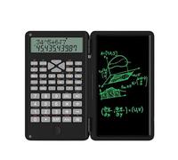 Calcolatrice scientifica con vassoio da scrittura - 10+2 cifre Display grande 2 righe Calcolatrice tecnica professionale - 240 funzioni Calcolatrice silenziosa portatile per scuola ufficio riunioni