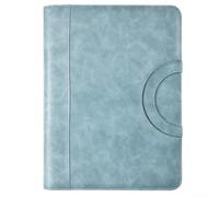 Calcolatrice scientifica da tavolo, impermeabile, multiuso, con porta telefono, porta biglietti da visita, calcolatrice, blocco per scrivere (blu)