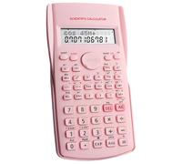 Calcolatrice scientifica matematica rosa con 240 funzioni, calcolatrice ingegneristica per il rientro a scuola, ufficio, casa, dispone di display a due righe e grande schermo HD, ideale per studenti e