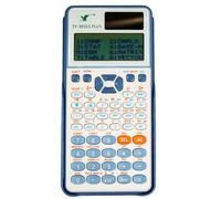 Calcolatrice scientifica per matematica, con display a matematica HD a 417 funzioni, doppia alimentazione, ideale per insegnanti, studenti, scuola, ufficio, portatile da trasportare