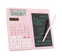 Calcolatrice scientifica pieghevole 2 in 1 e tablet da scrittura da 6 pollici Display LCD con funzione 82MS 240 per insegnanti di studenti di uffici universitari