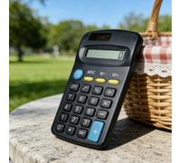 Calcolatrice solare a doppia alimentazione con 100 scene, portatile per ufficio, affari, finanza e contabilità, per studenti, esami, matematica e uso scientifico, calcolatrice da scrivania pratica di