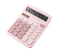 Calcolatrice solare elettronica, display LCD, alimentazione bidirezionale, 12 cifre, batteria solare, calcolatrice scientifica finanziaria per ufficio scientifico